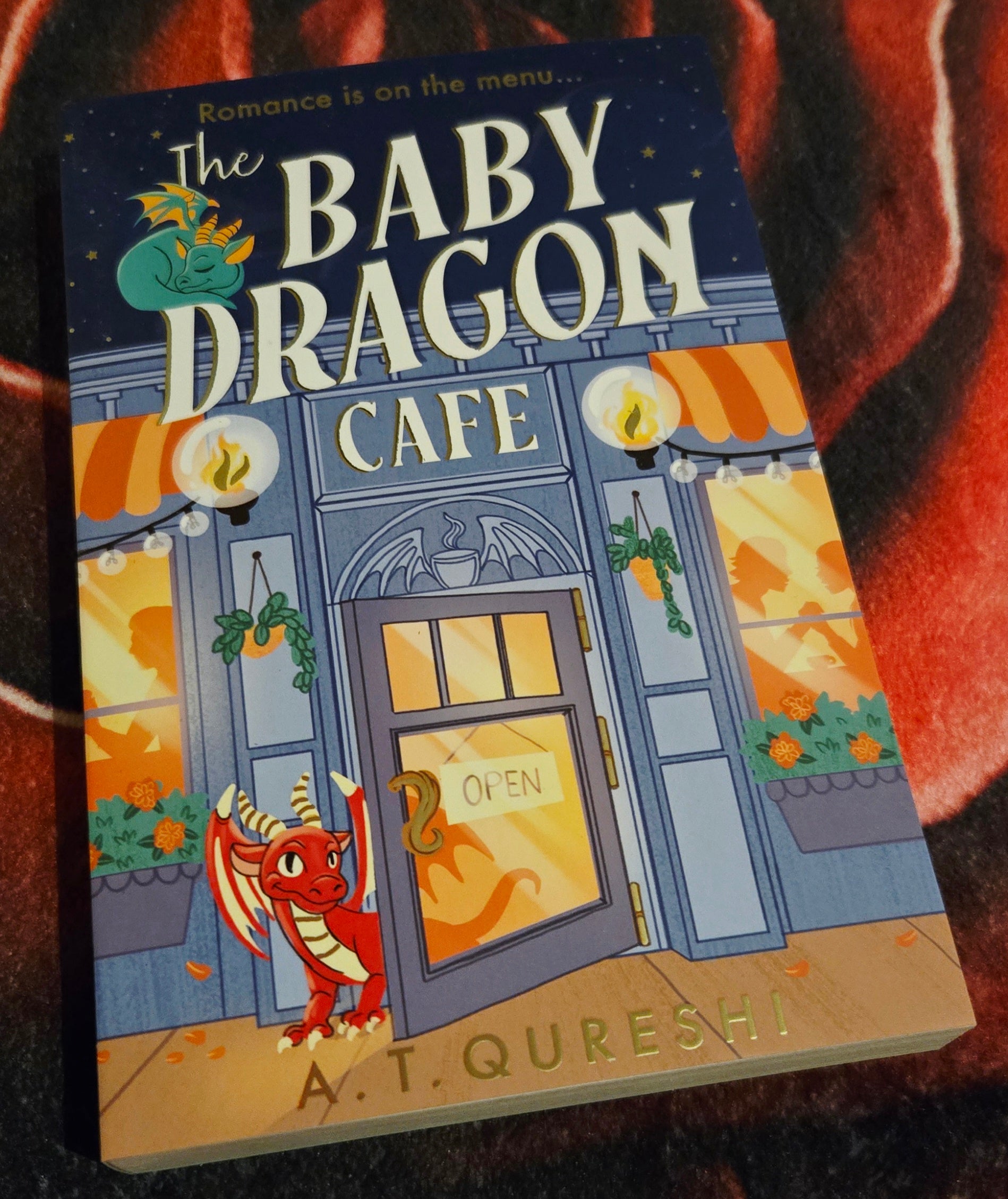 The Baby Dragon Cafe, by A.T. Qureshi (softback, english edition)