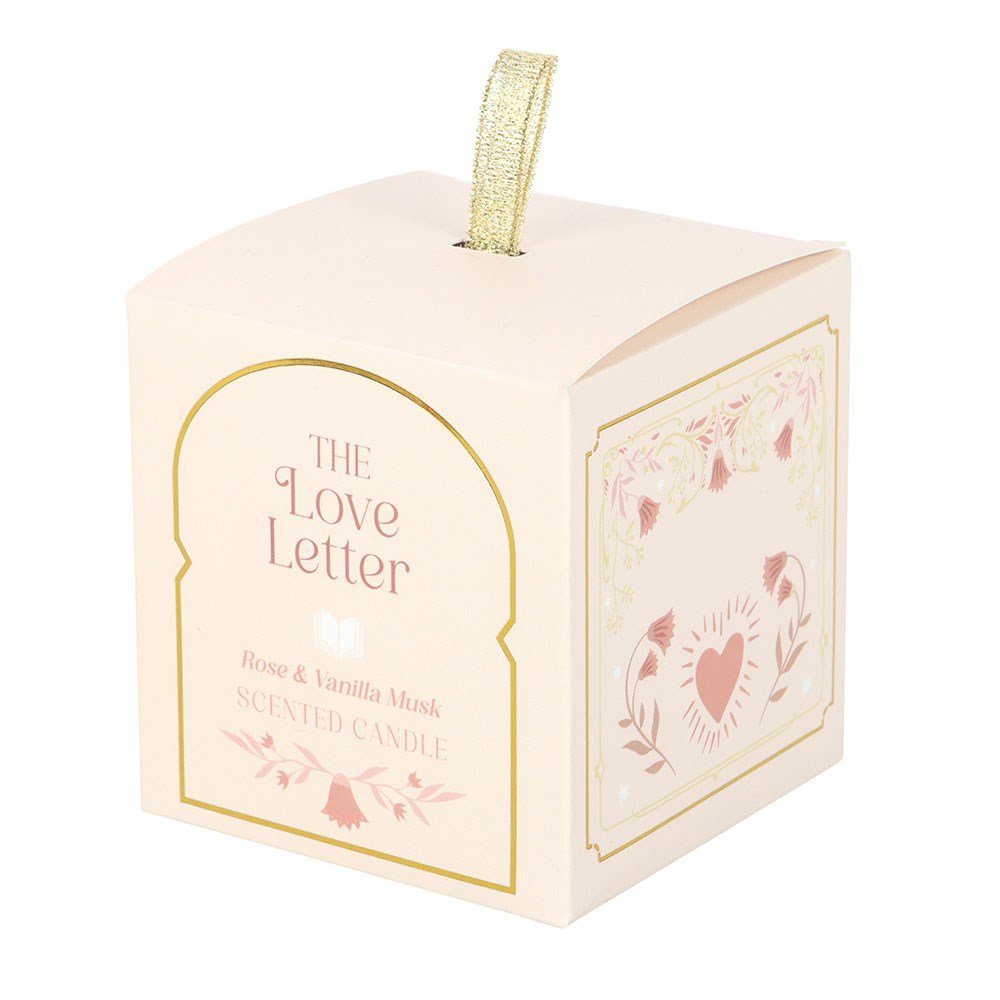 The Love Letter Rose & Vanilla Musk Candle - Candle - The Dark Rose Emporium