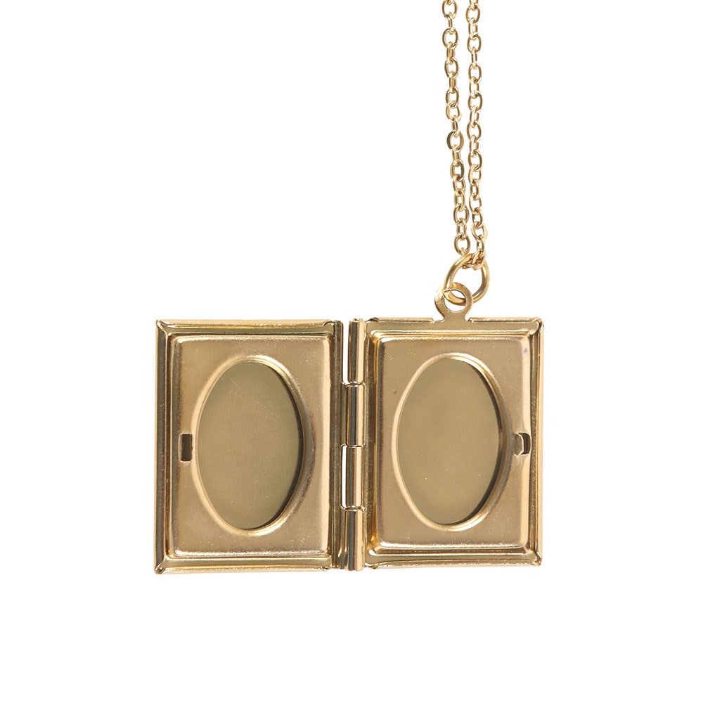 Book Shaped Locket Necklace In A Gift box