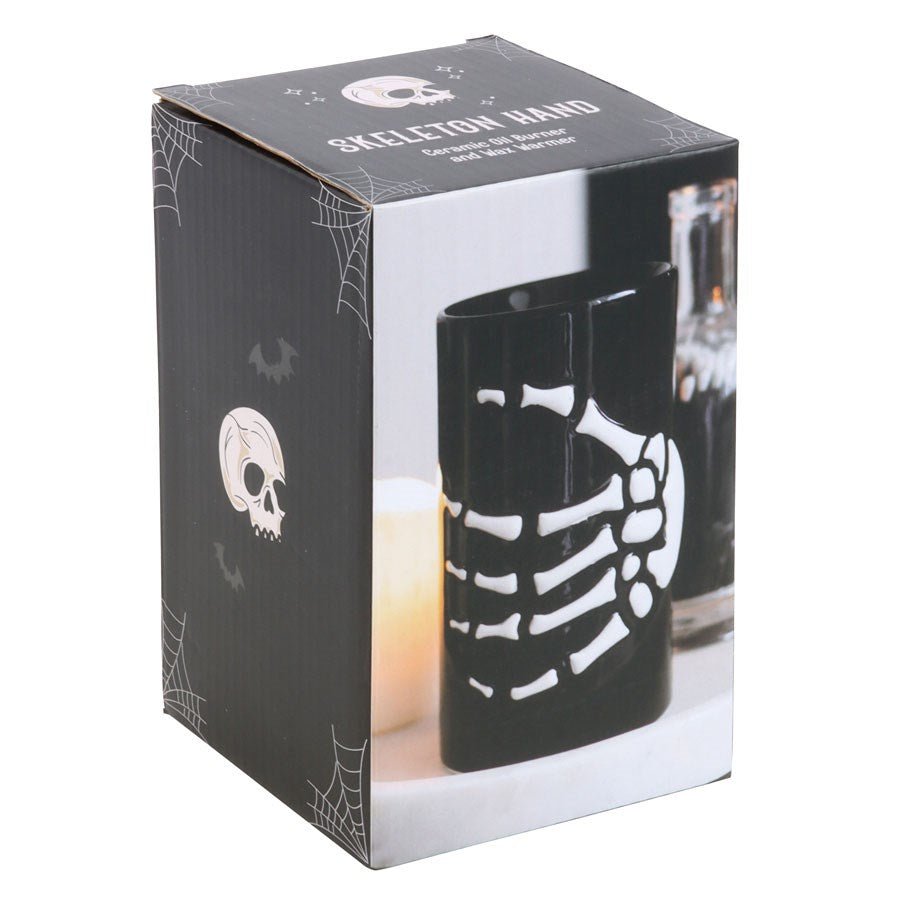 Skeleton Hand Oil Burner - Oil Burner - The Dark Rose Emporium