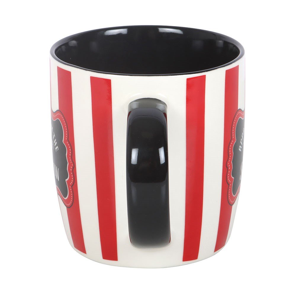 Red Striped Ringmaster Mug - Mug - The Dark Rose Emporium