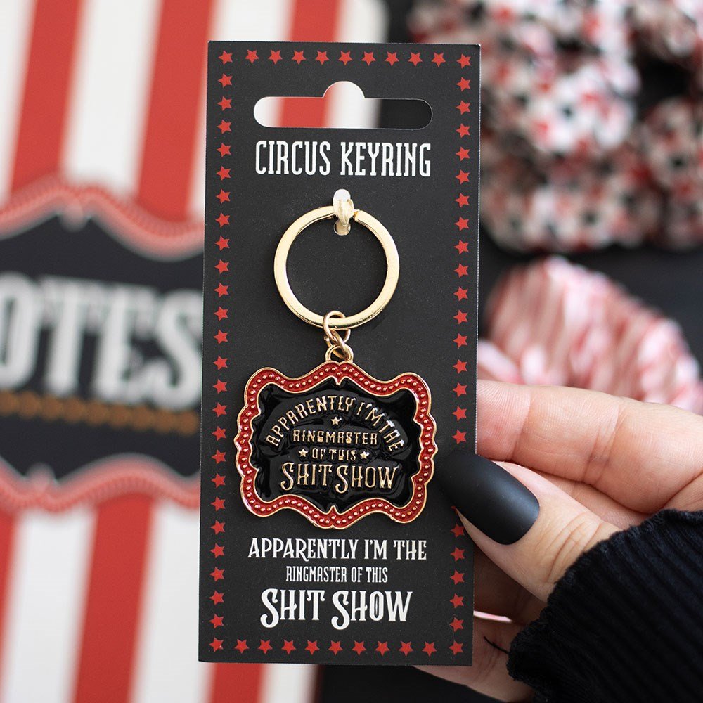 Circus Ringmaster Keyring - Keyring - The Dark Rose Emporium