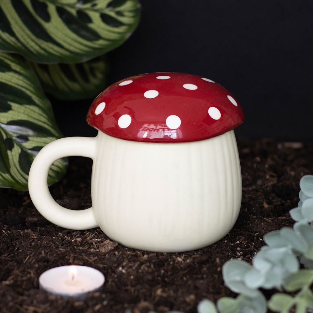 Mushroom Shaped Ceramic Mug
