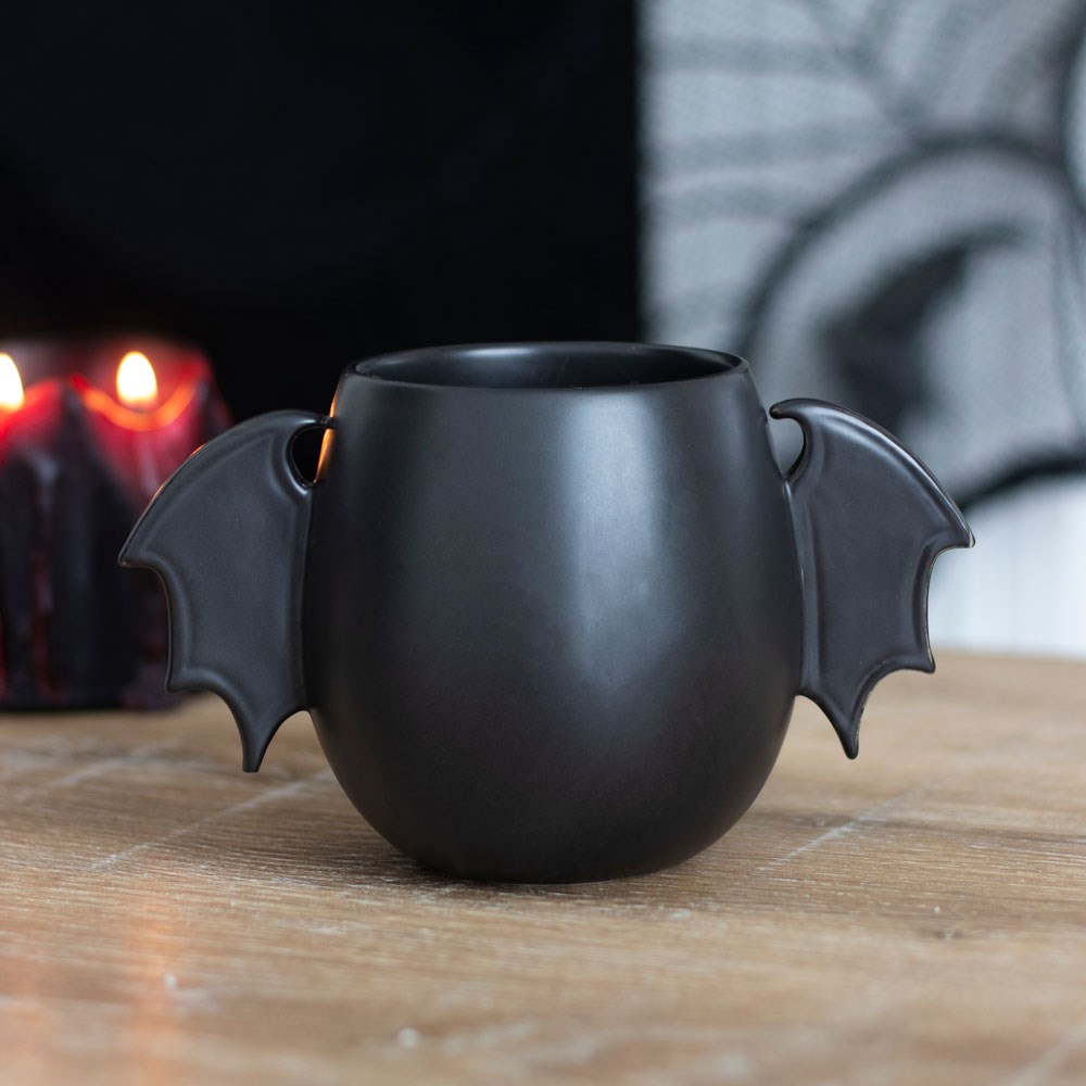 Bat Wing Ceramic Rounded Mug
