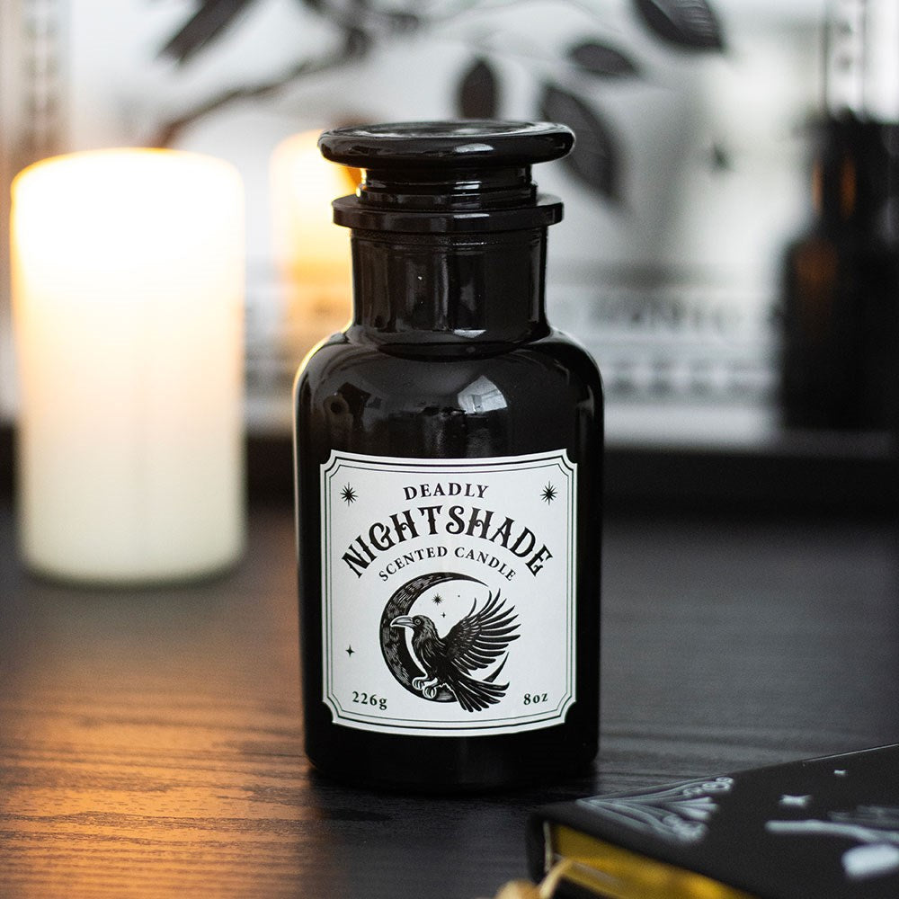Mystic Raven Deadly Nightshade Scented Candle