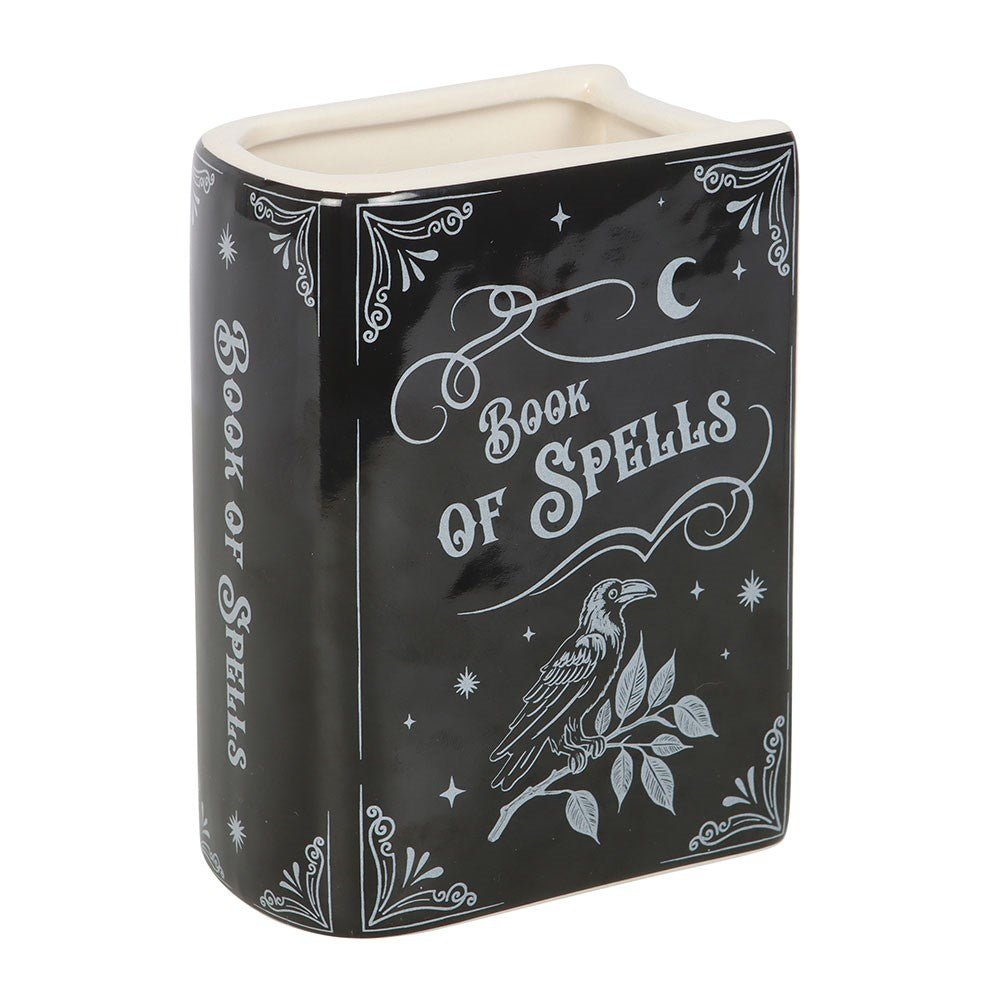 Book of Spells Book Shaped Vase - Vase - The Dark Rose Emporium
