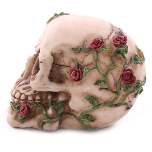 Skull With Roses