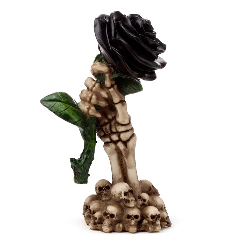 Skeletonhand Holding A Rose