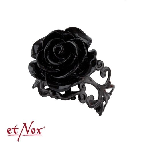 Black Rose, ring, from etNox - Ring - The Dark Rose Emporium