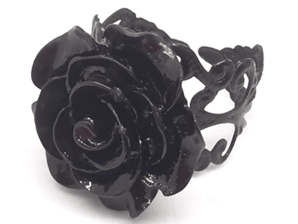 Black Rose, ring, from etNox - Ring - The Dark Rose Emporium