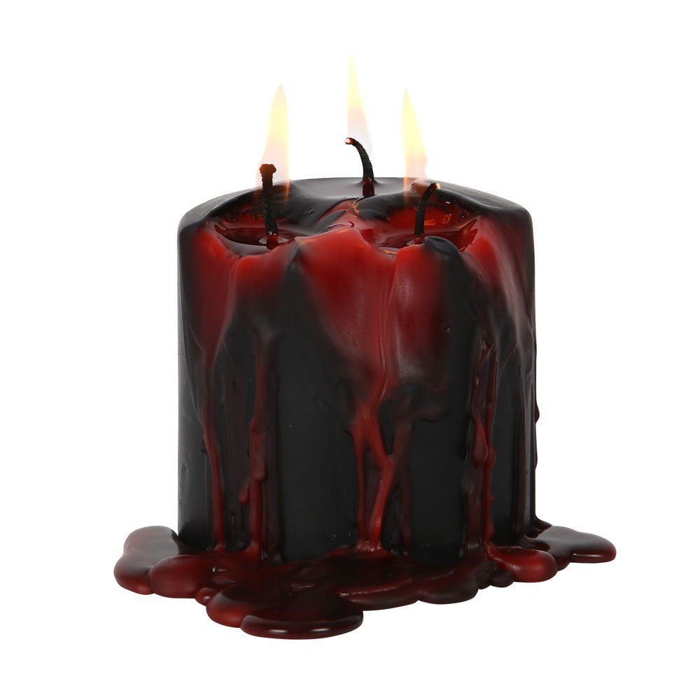 Small Vampire Blood Pillar Candle - Candle - The Dark Rose Emporium