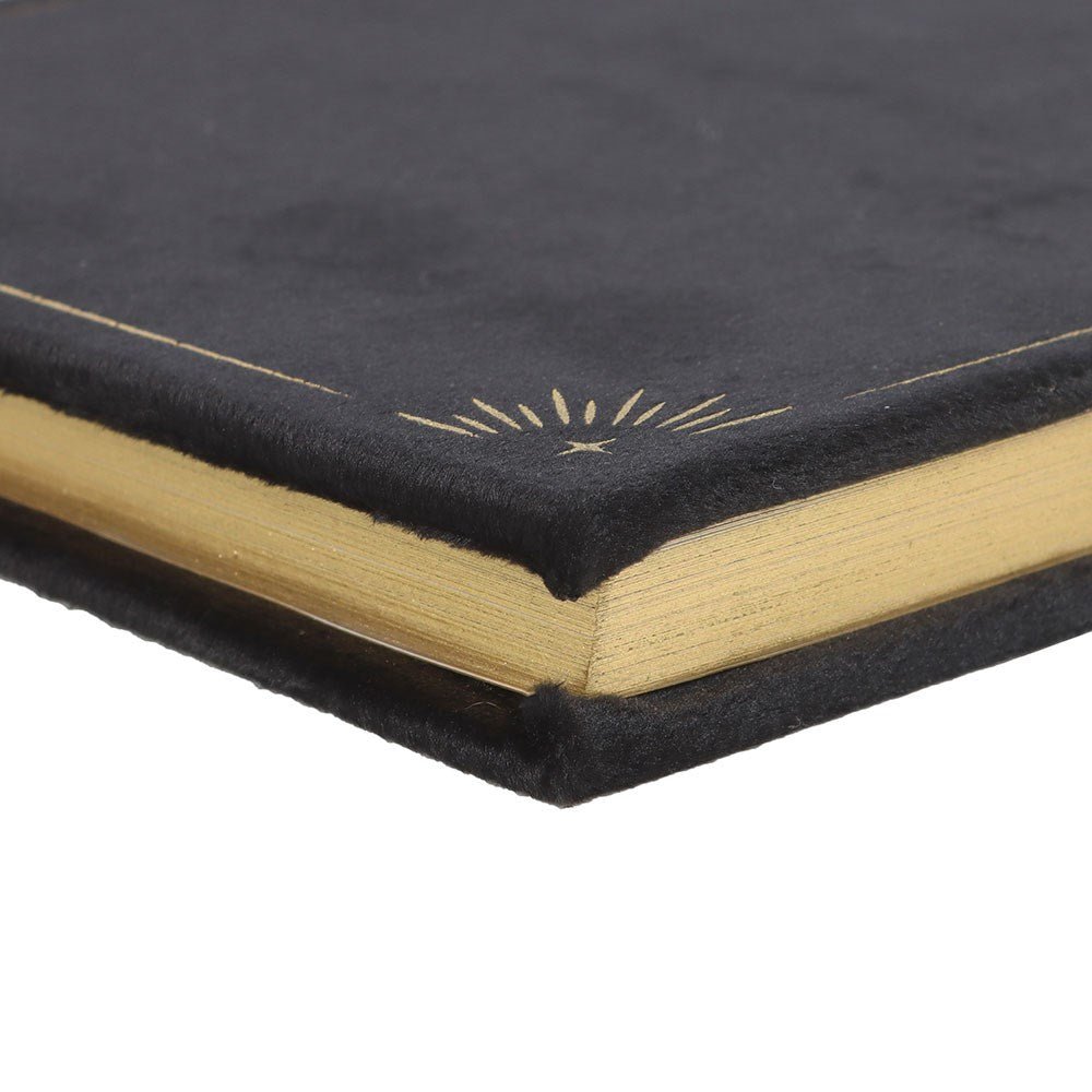 Book of Shadows Journal with Black Obsidian Crystal Pen - Notepad - The Dark Rose Emporium