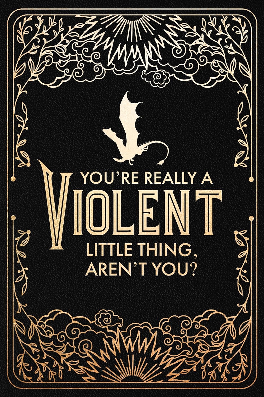 Fourth Wing Journal - "You're Really A Violent Little Thing, Aren't You?" - Notebook - The Dark Rose Emporium