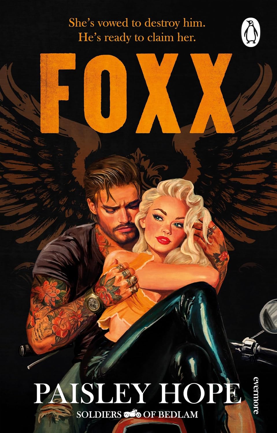 Foxx (Soldiers of Bedlam 3), by Paisley Hope (softback, english edition) - Book - The Dark Rose Emporium