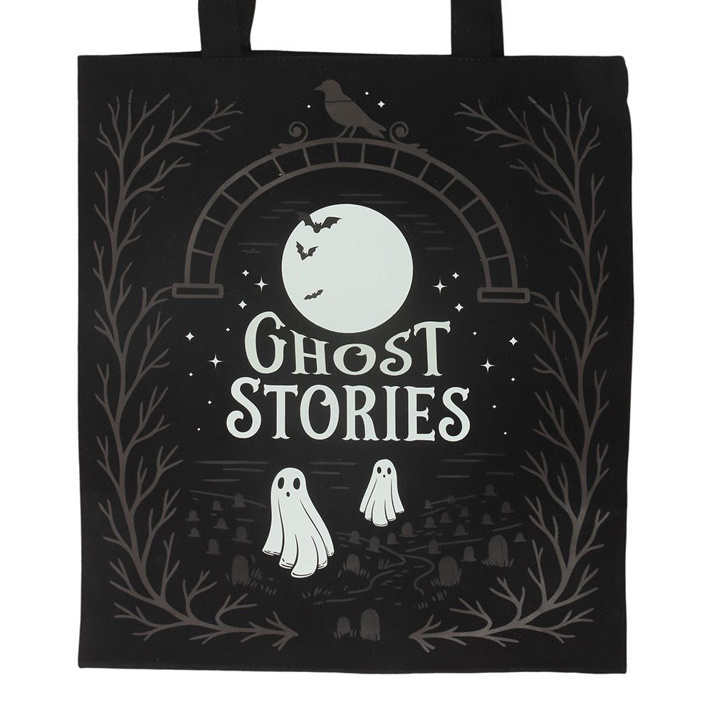 The Haunted Library Ghost Stories Tote Bag