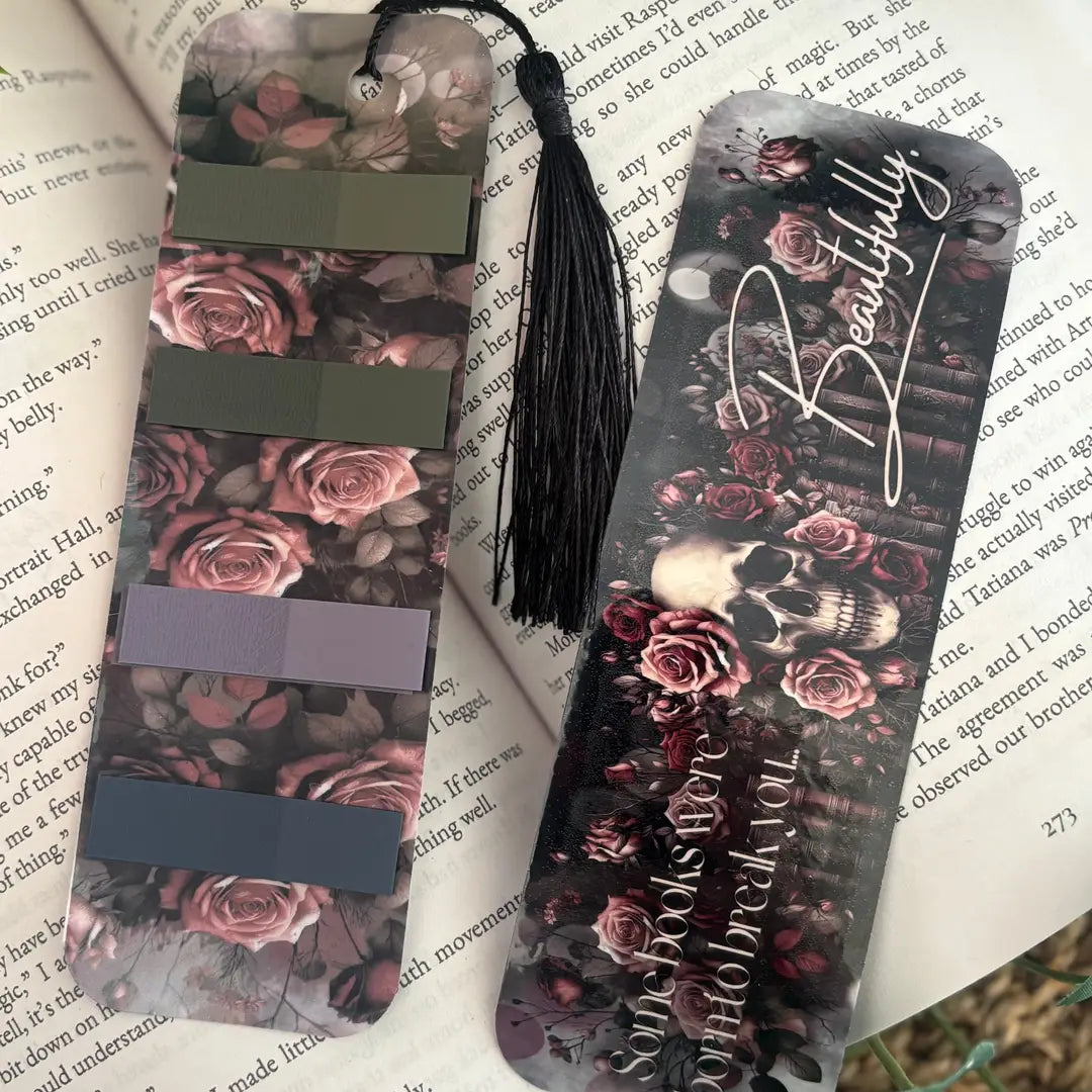 Bookmark With Stickers - Some Books Were Born To Break You...
